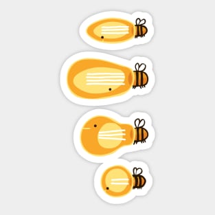 Bee Bright Sticker